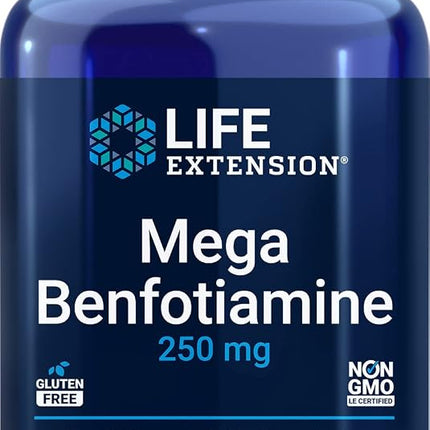 Life Extension Mega Benfotiamine, 250 mg, 180 Veg 