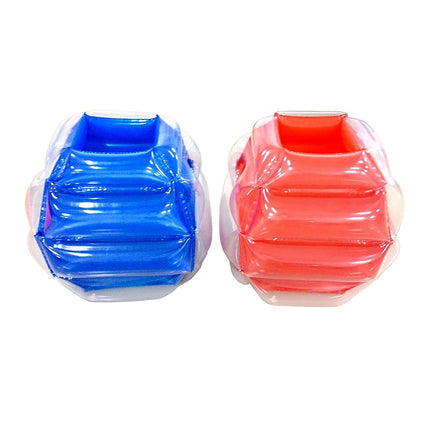 BANZAI LYSB01B1X3USS-TOYS Bump n Bounce Body Bumpers, Garden Toy, 2 Bumpers Included,Red, Blue,25"L x 25"W x 23"H