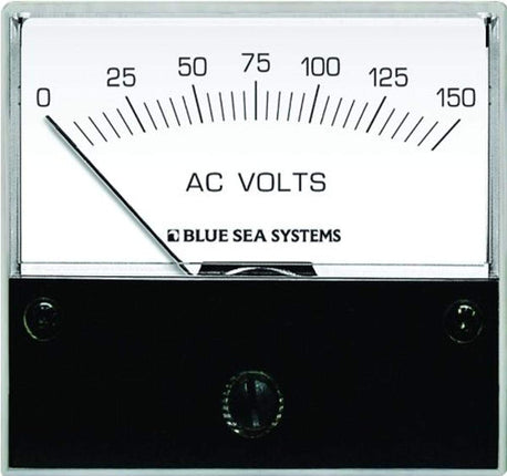 Blue Sea Systems 9353 AC Analog Voltmeter (0-150 V