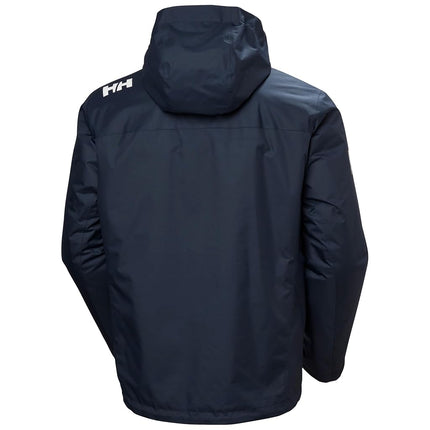 Helly Hansen Men's Crew Hooded Midlayer Jacket, Navy 2.0, 2XL