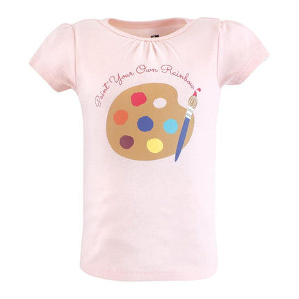Hudson Baby Camisetas de manga corta unisex para bebé, creatividad, 6-12 meses