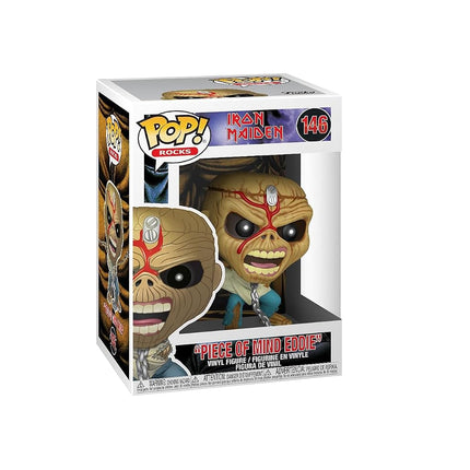 Funko POP! Rocks: Iron Maiden - Piece Of Mind - (Skeleton Eddie) - Collectable Vinyl Figure - Gift Idea - Official Merchandise - Toys for Kids & Adults - Music Fans - Model Figure for Collectors