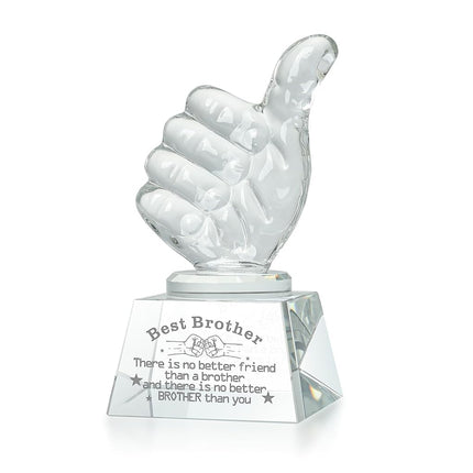 LONGWIN Gifts for Brother Adult Crystal Awards wit