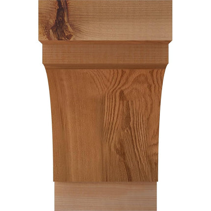 Ekena Millwork BRC06X10X10MRC00SWR Merced Smooth Brace, 5 1/2" Width x 10" Depth x 10" Height, Western Red Cedar