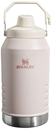 Stanley Iceflow Fast Flow Jug | Gobelet à eau en acier inoxydable recyclé | Garde les boissons froides et glacées pendant des heures | Poignée de transport facile | 2,8 litres | Quartz rose