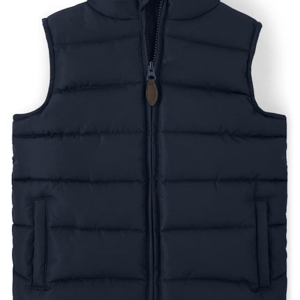 Gymboree Girls' and Toddler Zip Up Puffer Vest, Rio Rust, 8