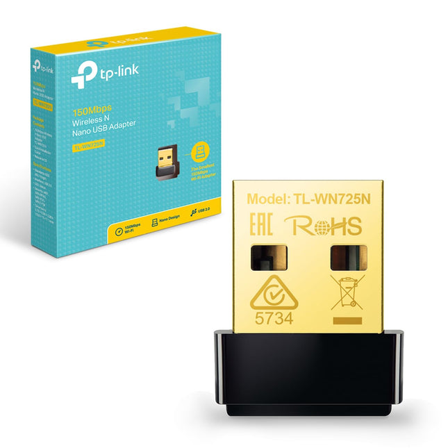 TP-Link TL-WN725N USB WiFi Adapter for PC/Laptop, 