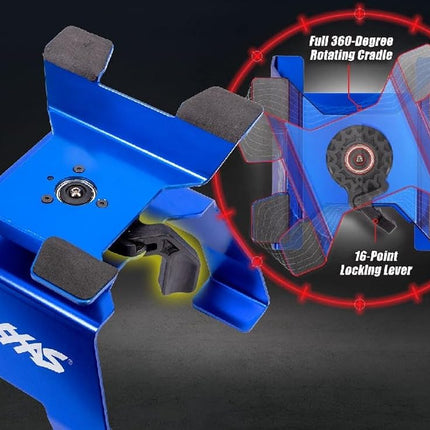 Traxxas 8796 Blue Aluminum 1/10-1/8 Scale RC Car Stand