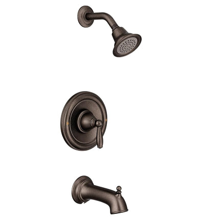 Moen T2153EPORB Brantford Posi-Temp Pressure Balancing Eco-Performance Tub and Shower Trim Kit Valve Required, Oil-Rubbed Bronze, 0.5