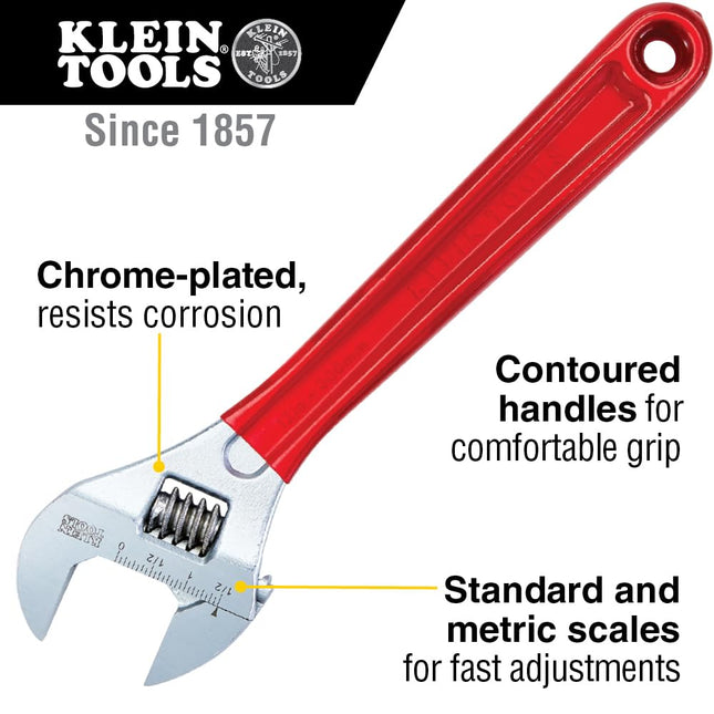 Adjustable Wrench Extra Capacity, 12-Inch Klein Tools D507-12