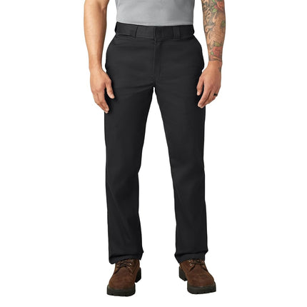 Pantalones Dickies 874 Flex de trabajo informales para hombre, negros, 34W x 32L