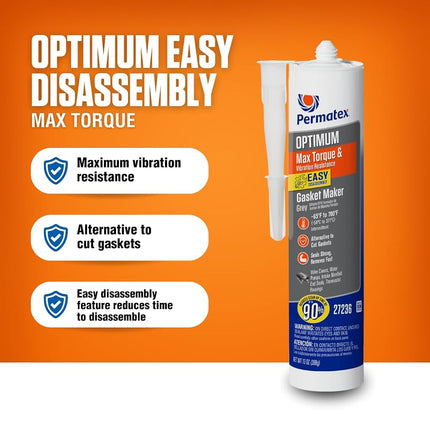 Permatex 27236 Optimum Grey Gasket Maker 13 oz