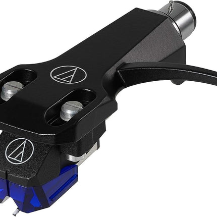 Audio-Technica AT-XP3/H Cartridge Mounted with AT-HS6BK Headshell Blue