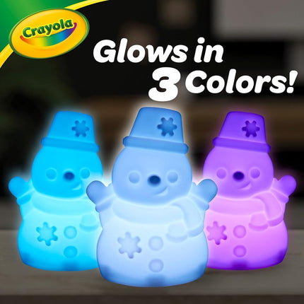 Crayola Light Ups Santa and Snowman Bundle, Recolorable Light Up Toy, Gift for Kids, 5, 6, 7, 8