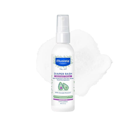Mustela Baby Diaper Rash Cream Spray – Touch-Free 