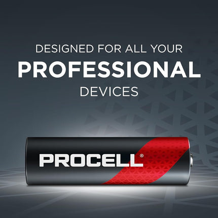Procell Alkaline Batteries, AA, 24/Box, Total 144 EA, Sold as 1 Carton