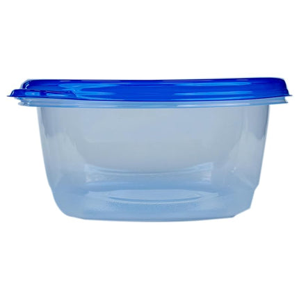 Glad GladWare Tall Entrée Food Storage Containers | Large Square Containers for Food | Strong and Sturdy Large Meal Storage Holders, 42 Ounce - 3 Count