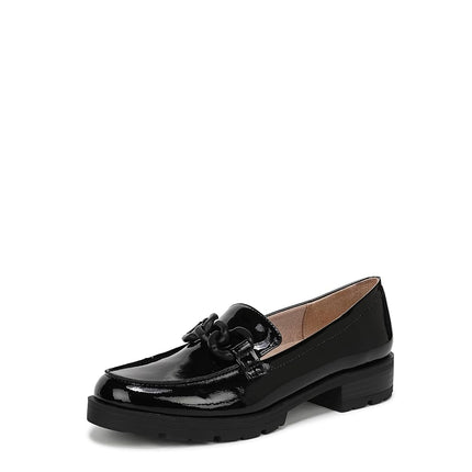 LifeStride Women's London 2 Loafers, Black Patent,