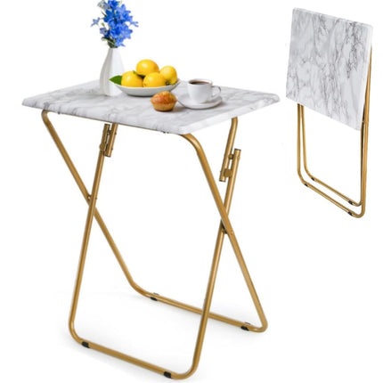ZAVOOS Folding TV Tray Table, Rectangular TV Trays