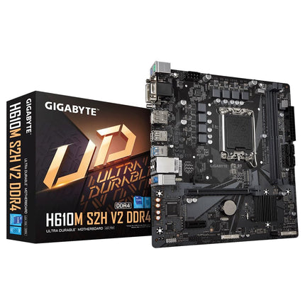 Gigabyte H610M S2H V2 DDR4 Motherboard - Supports 