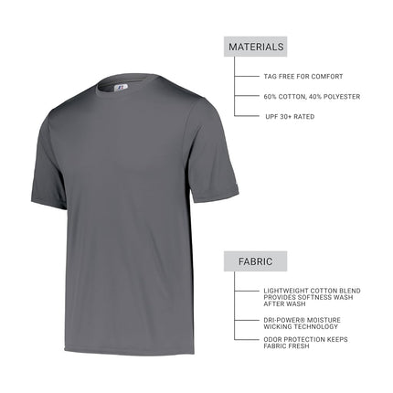 Russell Athletic Men's Performance T-Shirt, Steel, Small