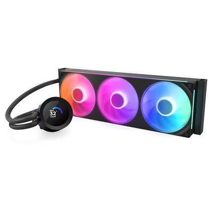 NZXT Kraken Plus 360 RGB - 360mm AIO CPU Cooler, LCD - Black