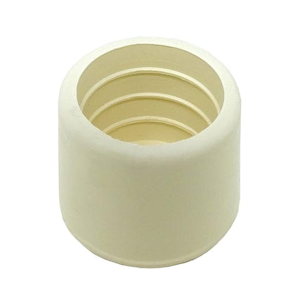 Shepherd Hardware 8617E 1-Inch Inside Diameter Rubber Chair Leg Tips, 40-Pack, White