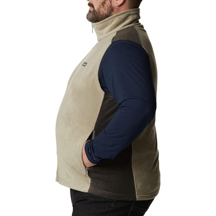 Columbia Men's Steens Mountain Vest Fleece, Tusk/Buffalo, 5X
