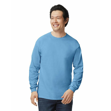 Gildan Unisex's Ultra Cotton Long Sleeve T-Shirt, Style G2400, Multipack, Carolina Blue (3-Pack), XL (Pack of 3)