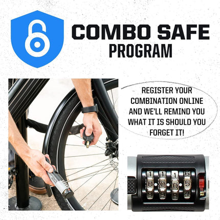Kryptonite Keeper 712 Combo Bike Chain Lock, 4 Feet Long 7mm Steel Chain Heavy Duty Anti-Theft Bicycle Chain Lock, 4-Digit Resettable Combination Lock for E-Bike Scooter Road Mountain Bikes