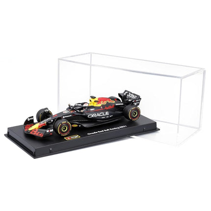 Bburago Red Bull Racing RB21 2025#1 Max Verstappen Diecast Model Car 1:43 with Display Case and Base Official F1 Red Bull Replica Officially Licensed, Recommended Age 14+ Years