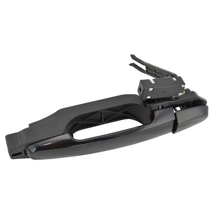 TRQ Exterior Door Handle Black Rear LR Driver Side for 02-06 Camry Corolla