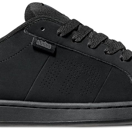 Etnies Kingpin Classic Skate Heritage Fashion Style with on-Trend Puffy Look, Reinforced Cupsole, Cushioned Fit, Everyday Sneakers Black