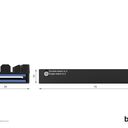 be quiet! MC1 M.2 SSD Cooler, Efficient Cooling for M.2 2280 SSDs, Supports Single- and Double-Sided Modules, PlayStation 5 Compatible, Premium Black Design