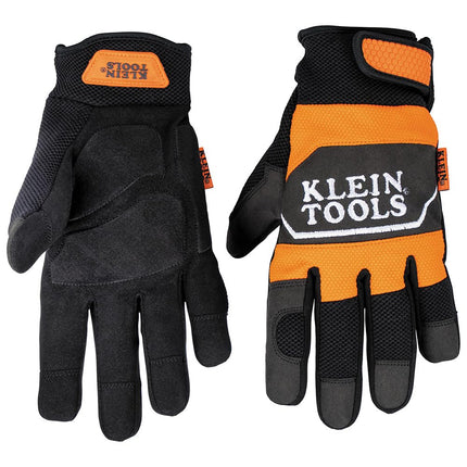 Klein Tools 60620 Guantes de trabajo, guantes térmicos de invierno con forro Thinsulate, resistentes al agua, palmas acolchadas, grandes