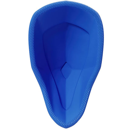 Diamond MMA Protective Athletic Groin Protector Cup w/Soft Rim - Shock Absorbent, No-Shift, Adult, Black, Diamond Blue
