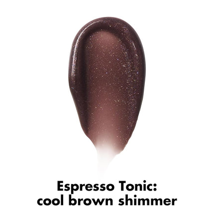 e.l.f. Glow Reviver Plumping Lip Oil, Tinted Lip Plumper For A High-Shine, Plump Finish, Infused With Jojoba Oil, Vegan & Cruelty-Free, Espresso Tonic