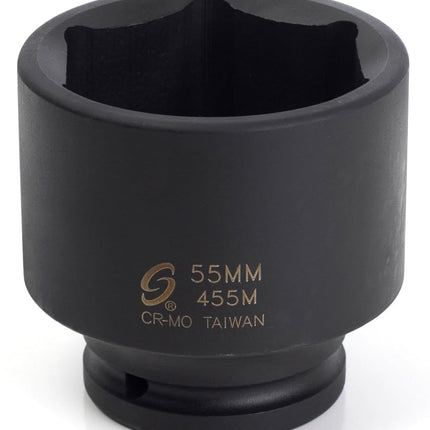 Sunex 454M 3/4-Inch Drive Standard 6 Point Metric Impact Socket 54-Mm