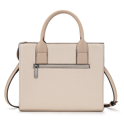 Bolsos de mano Wrangler para mujer con asa superior y cartera para mujer con correa ajustable, A-beige, Mediano
