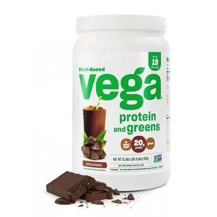 Vega Protein and Greens MD Powder, Chocolate, 21.8