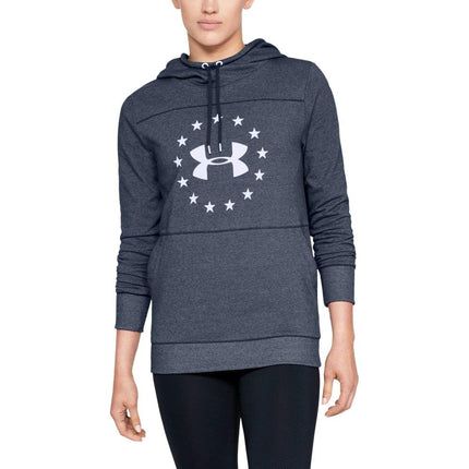 Under Armour Women's Freedom Tb Hoodie, Academy Blue (408)/White, XS