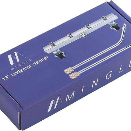 M MINGLE 13’’ Pressure Washer Undercarriage Cleaner with 2 Extension Wands