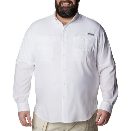 Columbia Men's Tamiami II Long Sleeve Shirt, White