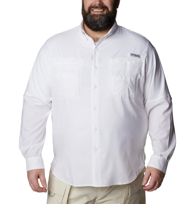 Columbia Men's Tamiami II Long Sleeve Shirt, White