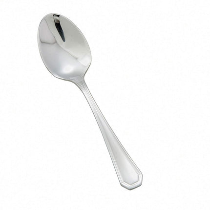Winco 12-Piece Victoria Demitasse Spoon Set, 18-8 