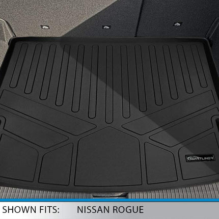 SMARTLINER Custom Fit All Weather Black Cargo Trunk Liner Mat for 2021 Nissan Rogue (No Sport Models)