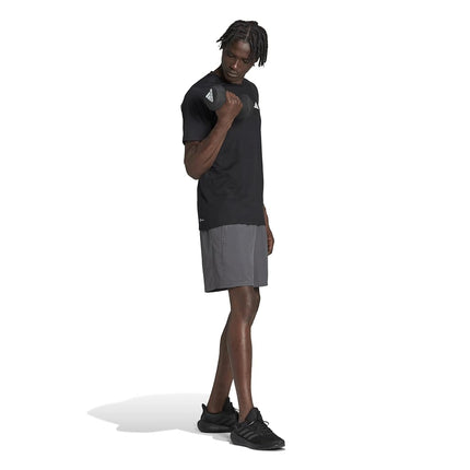 adidas Mens Train Essentials Woven Shorts, Grey/Black, S / 5L