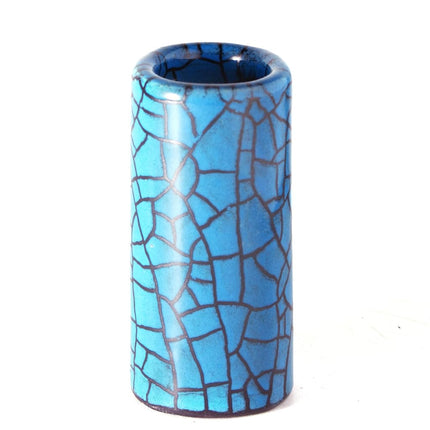 Pure Blue Handmade Ceramic Guitar Slide for Electr