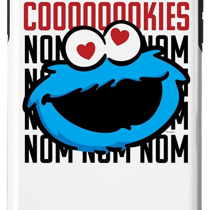 iPhone XS Max Sesame Street Cookie Monster Coooooookies Case