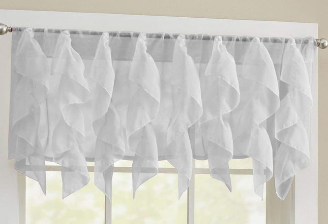 Sweet Home Collection Veritcal Kitchen Curtain She